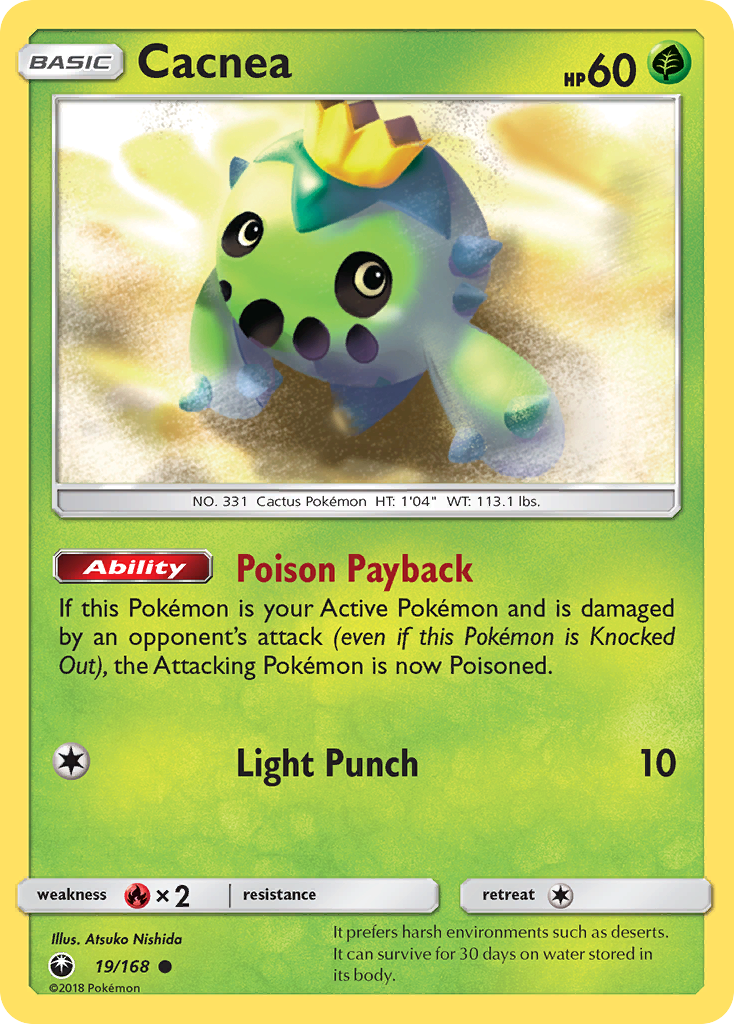 Cacnea (19/168) [Sun & Moon: Celestial Storm]